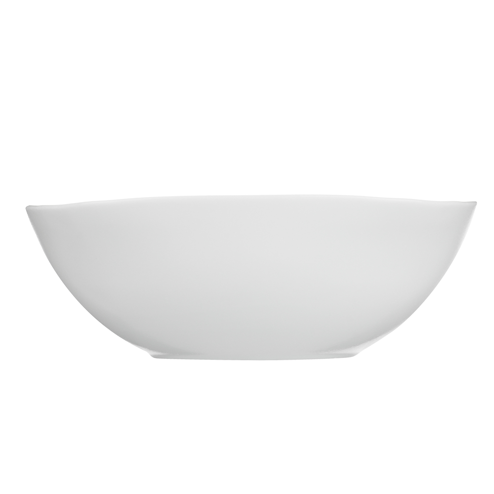 MILLIMI Маки Салатник, опаловое стекло, 480мл, 16.5х5.5см, квадратная форма, арт.№ 818-310