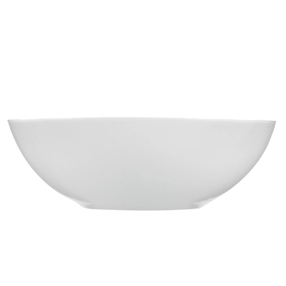 MILLIMI Маки Салатник, опаловое стекло, 770мл, 19х6см, квадратная форма, арт.№ 818-311