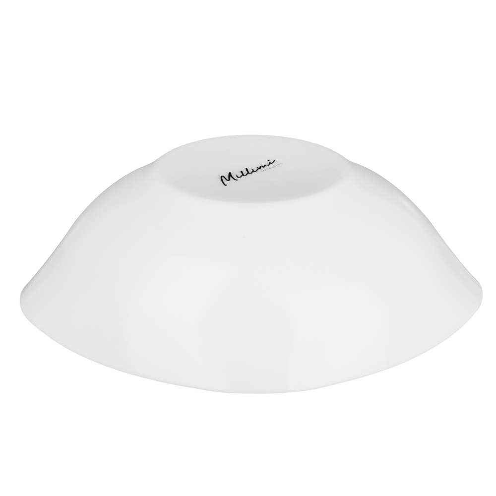 MILLIMI Маки Салатник, опаловое стекло, 770мл, 19х6см, квадратная форма, арт.№ 818-311