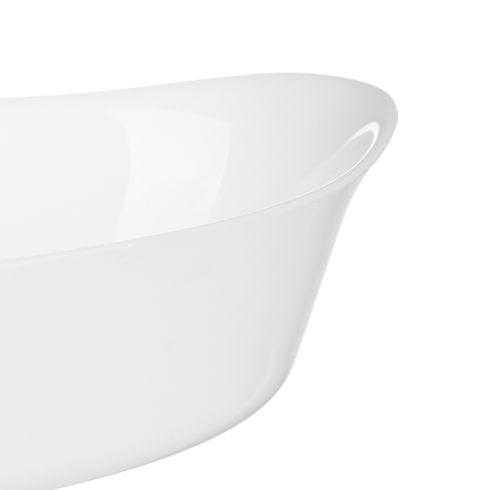 MILLIMI Форма для запекания, опаловое стекло, 21х12.5см, 550мл, овальная, арт.№ 818-315