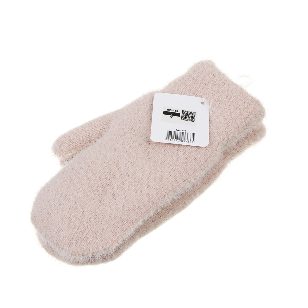 GALANTE Варежки женские, р.18-20, 100% полиамид, цвета в ас-те, ОЗ25-03, арт.№ 363-419