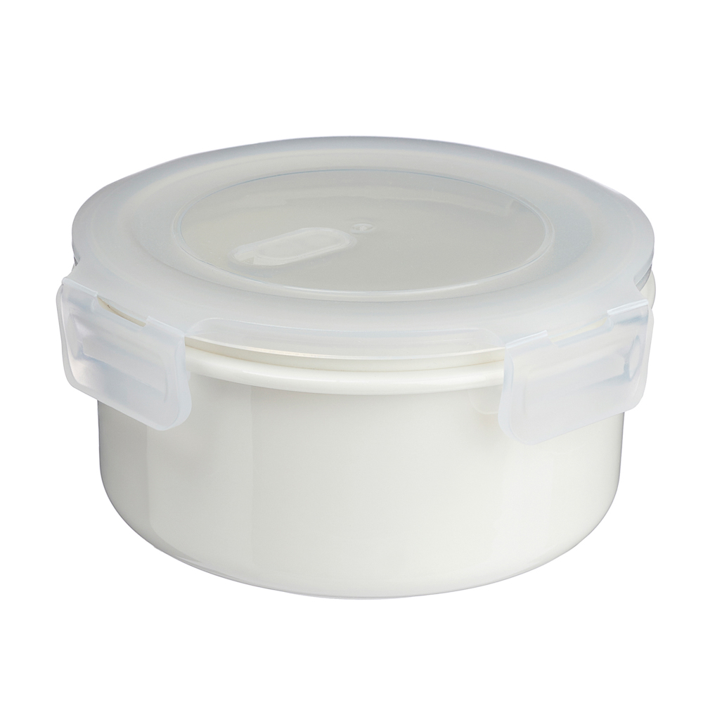 Ivlev Chef Элеганс Салатник с крышкой, 400мл, 13,5х13,5х6,5см, фарфор, арт.№ 824-568