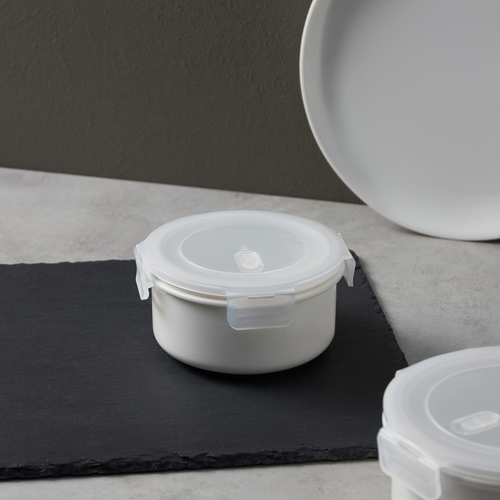 Ivlev Chef Элеганс Салатник с крышкой, 400мл, 13,5х13,5х6,5см, фарфор, арт.№ 824-568