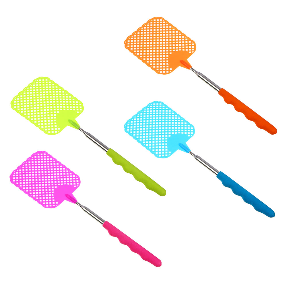 Мухобойка телескопическая тм INBLOOM, 26-74см, пластик, металл, арт.№ 159-169