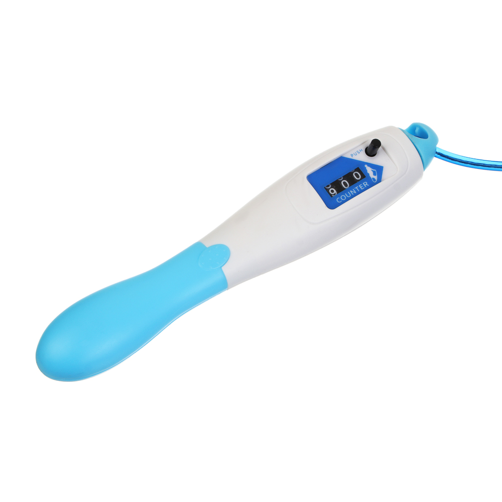 Скакалка со счетчиком тм BY SPORT, 3 м, d4мм, ПП, сталь, 4 цвета, арт.№ 190-037