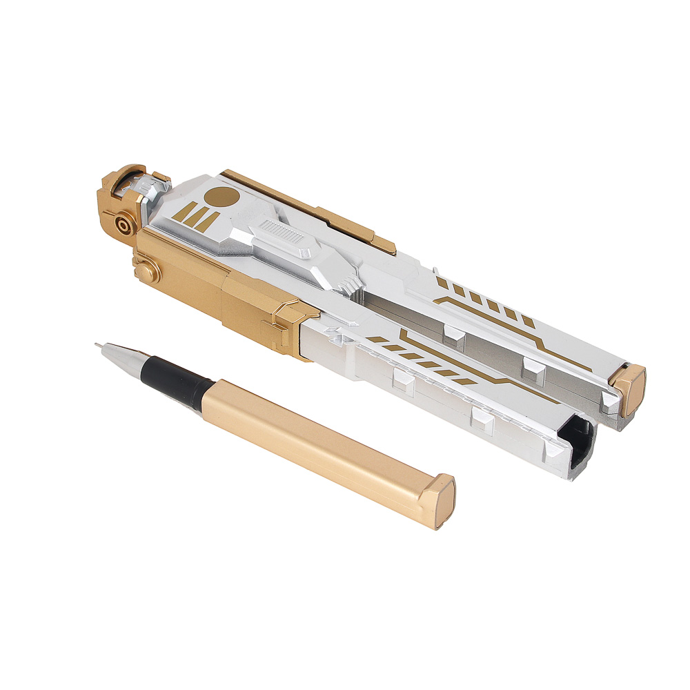 Набор из 2-х ручек шариковых синих, в футляре в форме робота, подвижная голова и руки, пластик, арт.№ 591-085