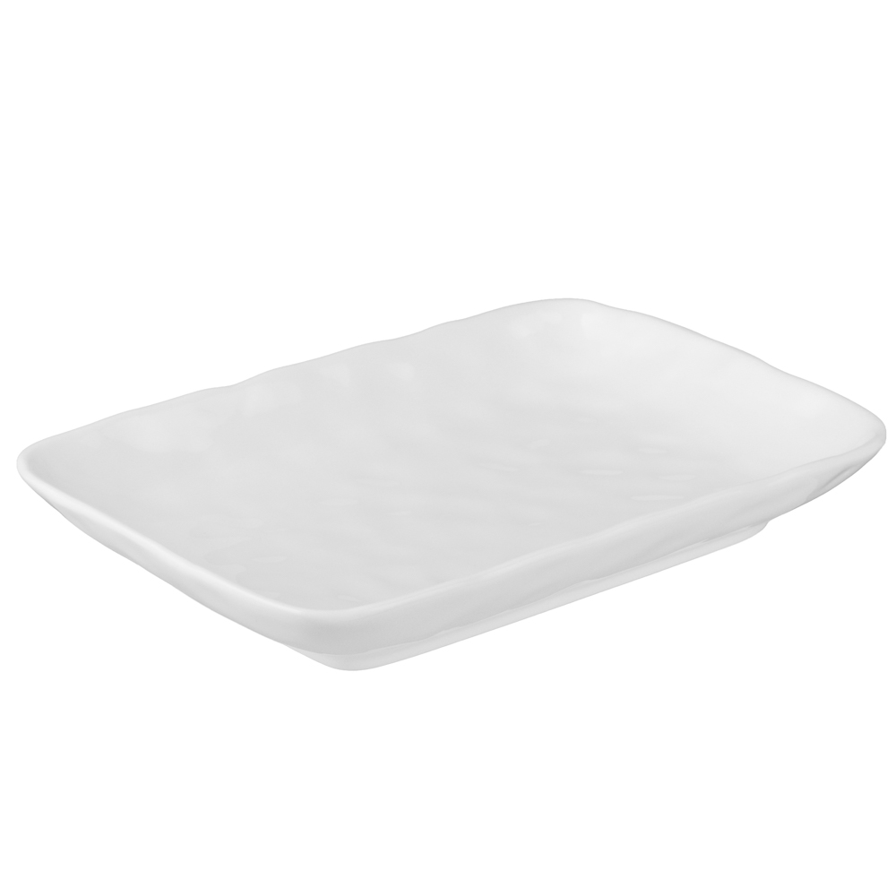 MILLIMI Вейв Блюдо прямоугольное, 26,5х17,5х3,5см, фарфор, арт.№ 816-019