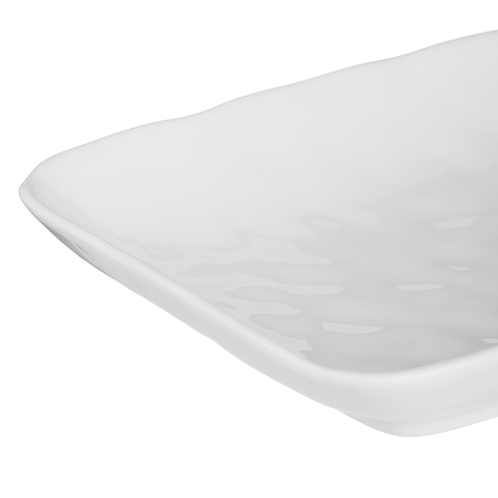 MILLIMI Вейв Блюдо прямоугольное, 26,5х17,5х3,5см, фарфор, арт.№ 816-019