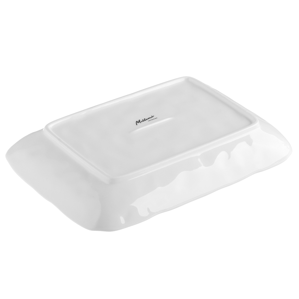 MILLIMI Вейв Блюдо прямоугольное, 26,5х17,5х3,5см, фарфор, арт.№ 816-019