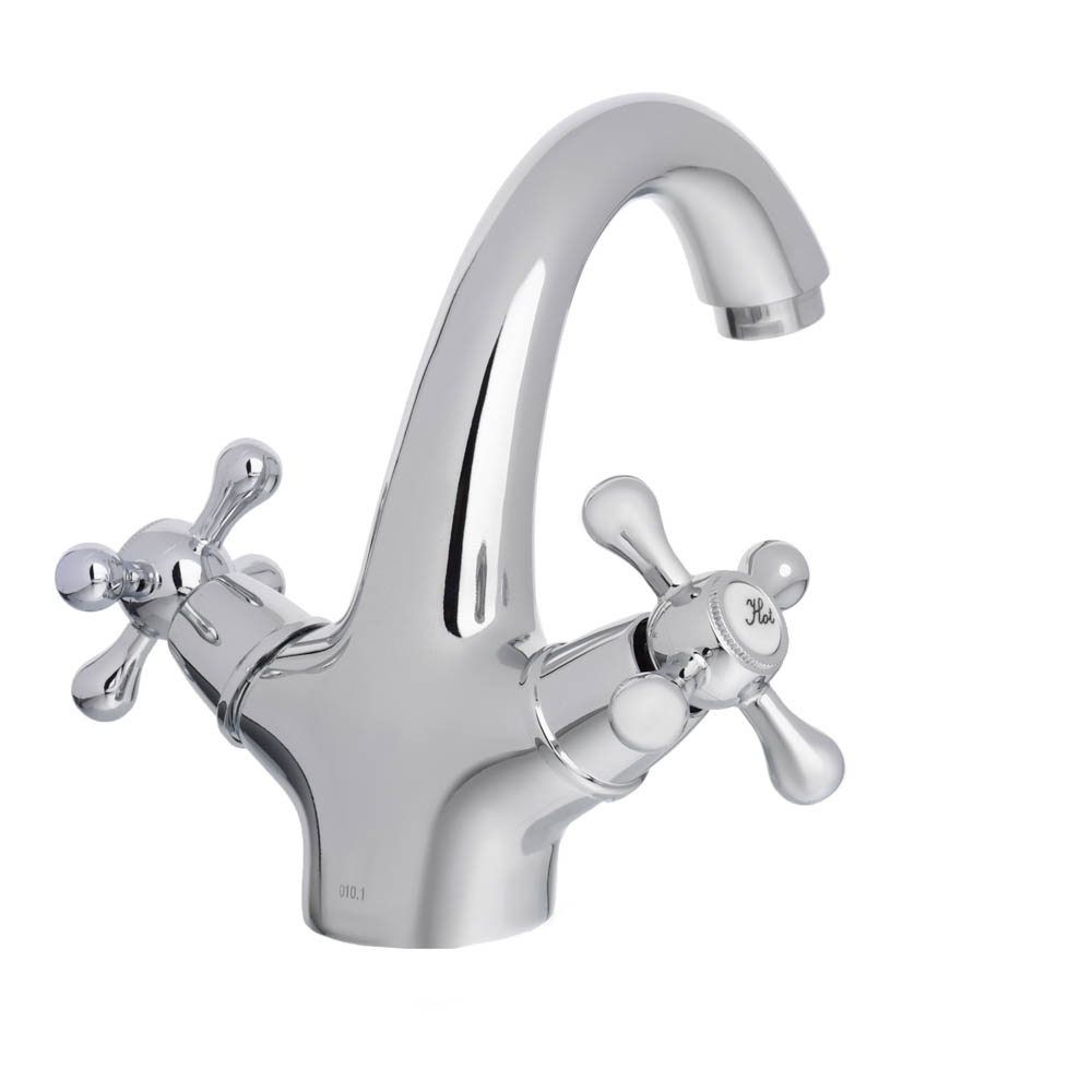 СоюзКран Смеситель для раковины, кер. кран-буксы 1/2, хром, цинк, SK02-М204, арт.№ 567-116