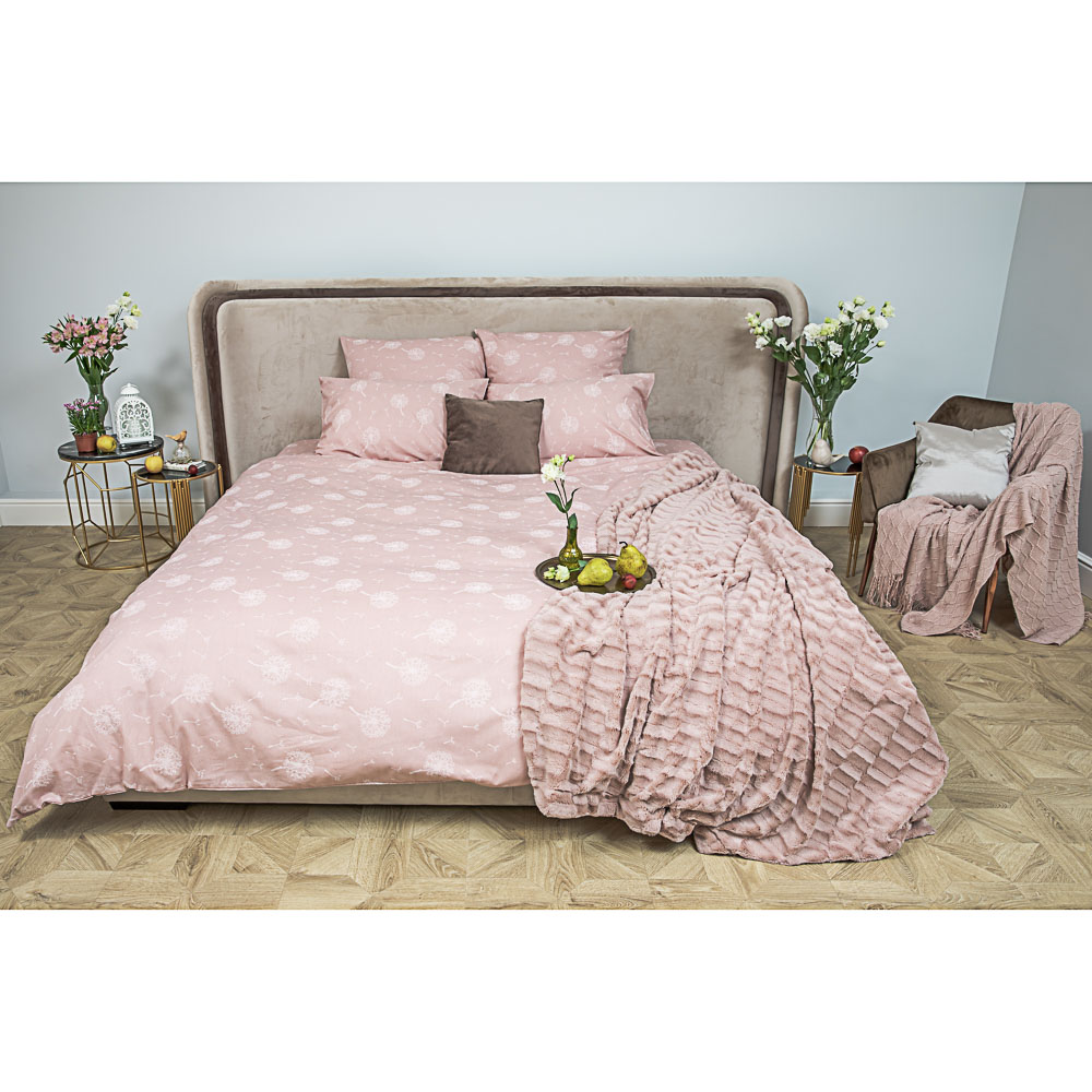 PROVANCE Мятный Латте Комплект постельного белья евро (4 пр.), поплин 110гр/м, 100% хлопок, 3 дизайн, арт.№ 488-056