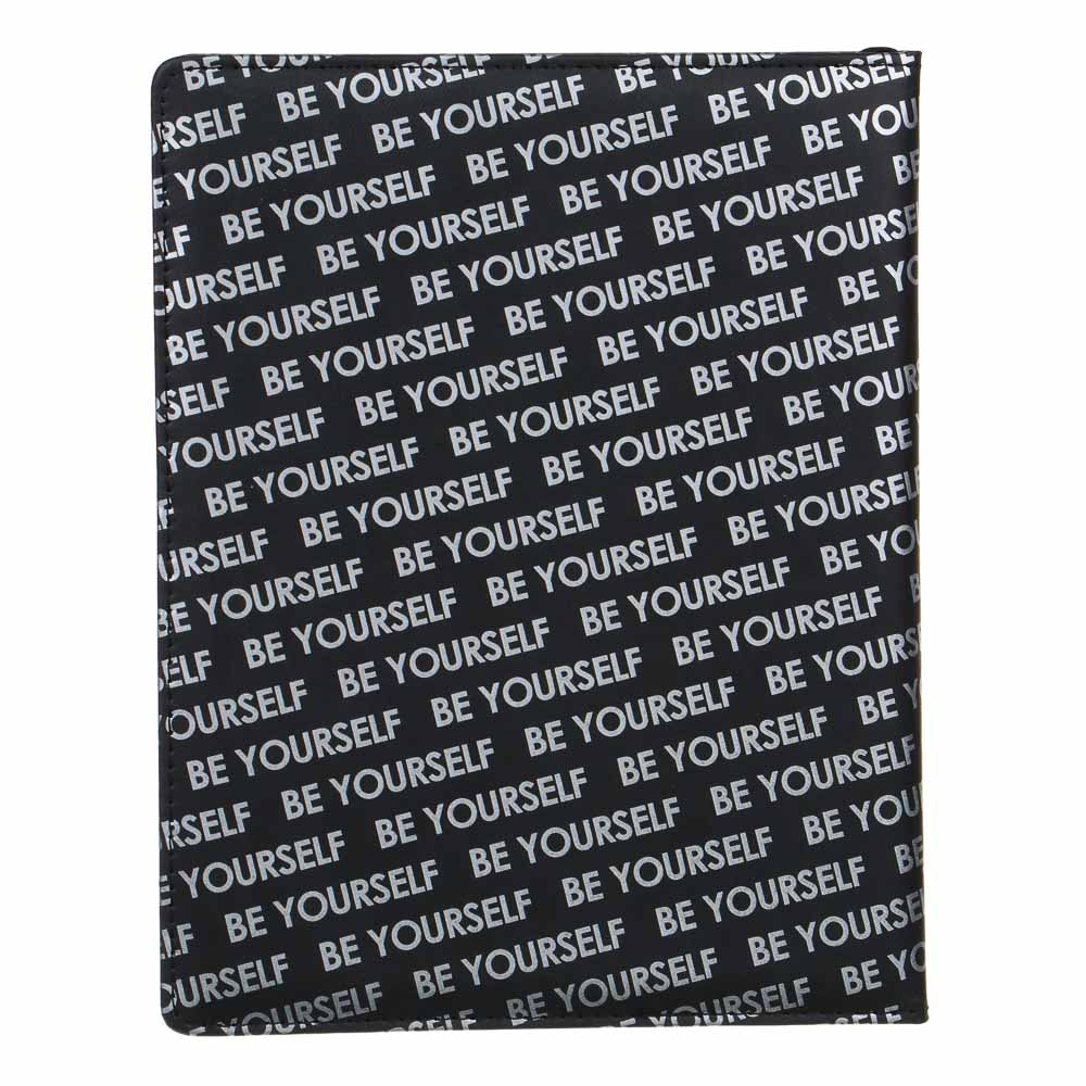 Дневник школьный 48 листов формат А5+ BY "Будь собой", 20,8х16,5 см, твердая обложка с поролоном, искусственная кожа, тиснение, закладка, арт.№ 564-055