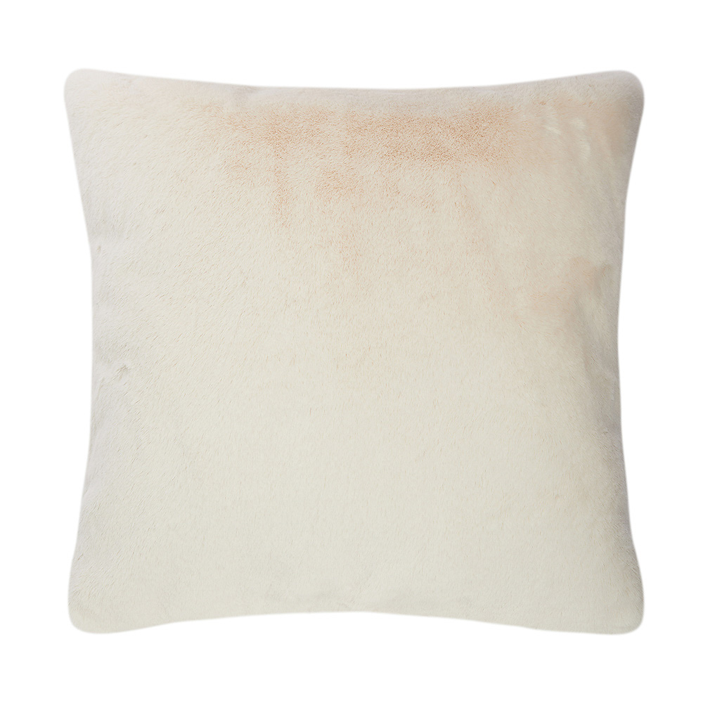 BY STAS MIKHAILOV Чехол для подушки меховой 50х50см, полиэстер, молочный, арт.№ 497-071