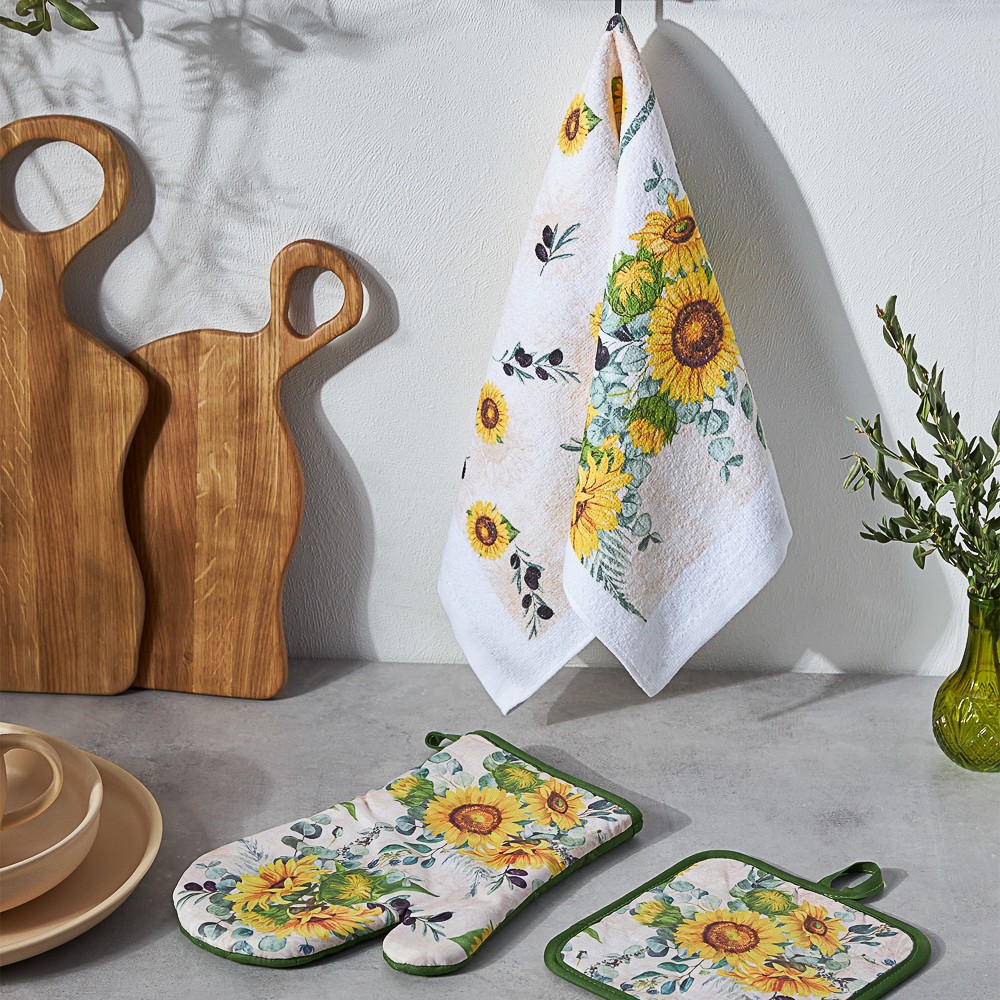 PROVANCE Подсолнухи Полотенце кухонное, 100% хлопок, 38х63см, арт.№ 434-010