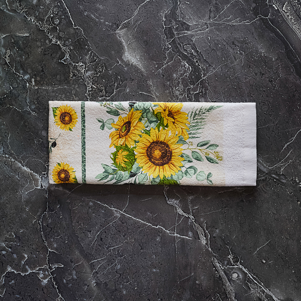 PROVANCE Подсолнухи Полотенце кухонное, 100% хлопок, 38х63см, арт.№ 434-010