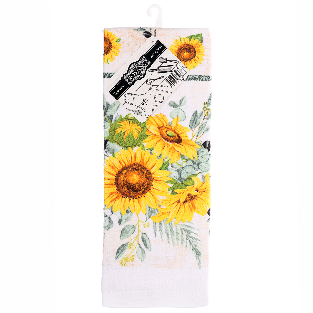 PROVANCE Подсолнухи Полотенце кухонное, 100% хлопок, 38х63см, арт.№ 434-010