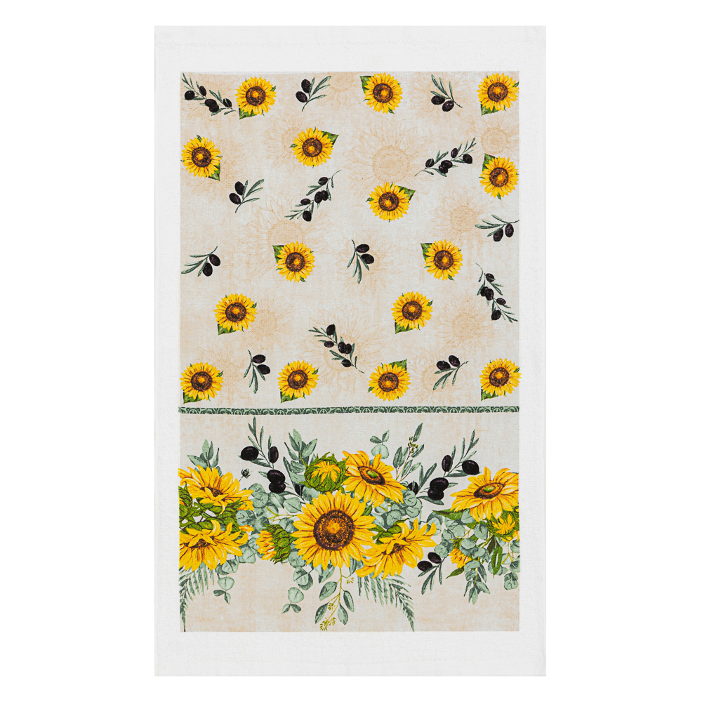 PROVANCE Подсолнухи Полотенце кухонное, 100% хлопок, 38х63см, арт.№ 434-010