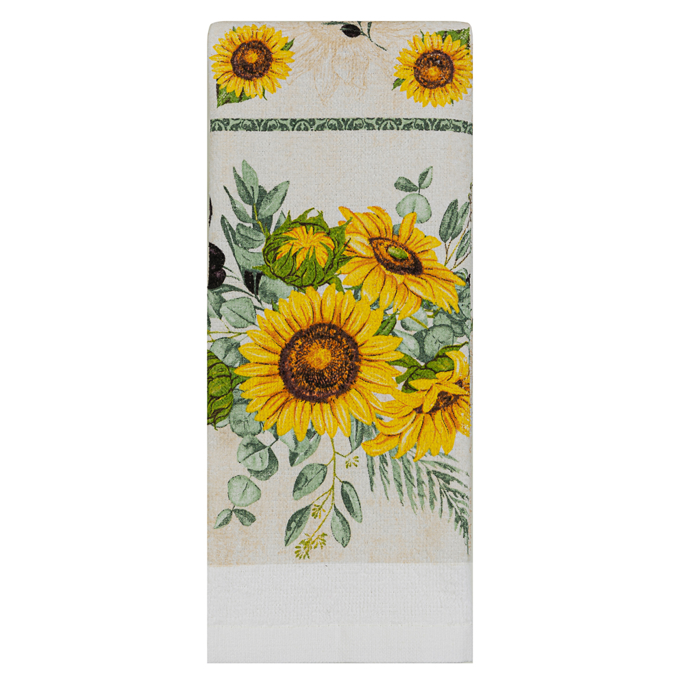 PROVANCE Подсолнухи Полотенце кухонное, 100% хлопок, 38х63см, арт.№ 434-010
