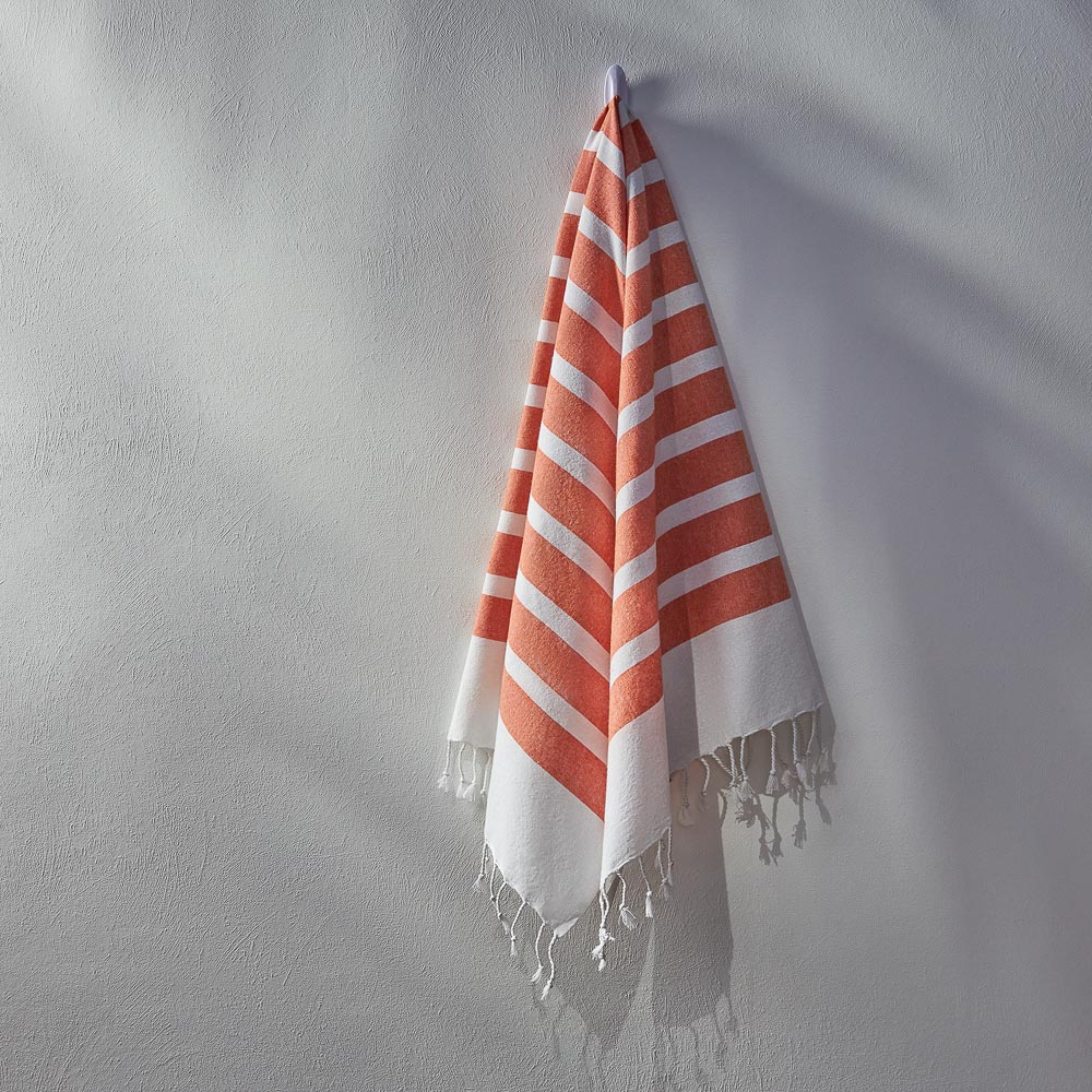 PROVANCE Саммер Покрывало для отдыха 90х170см, 75% хлопок 25% полиэстер, оранжевый, арт.№ 496-002