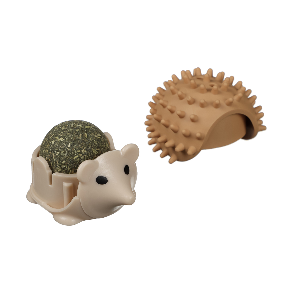 Игрушка-чесалка для кошек тм VETTA, ёжик с мятой, 7,5см, арт.№ 273-574