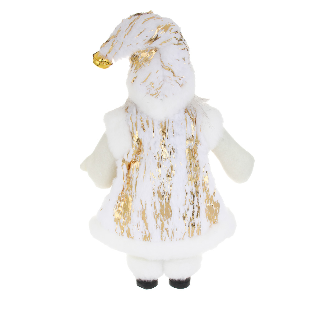 СНОУ БУМ Сувенир Санта 41 см, полиэстер, белый, арт.№ 140-148