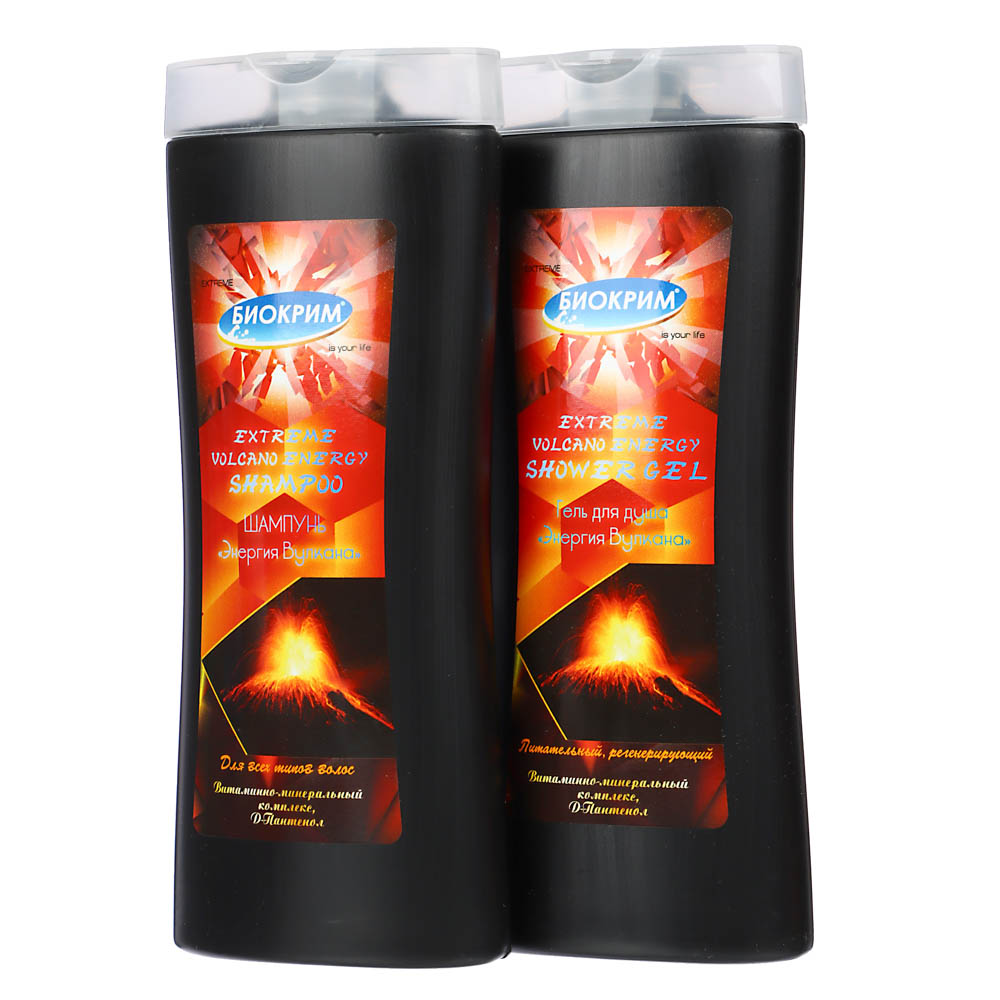 Набор подарочный мужской Extreme (шампунь 250мл, гель д/д 250мл)"Энергия вулкана"/"Энергия молнии", арт.№ 954-021