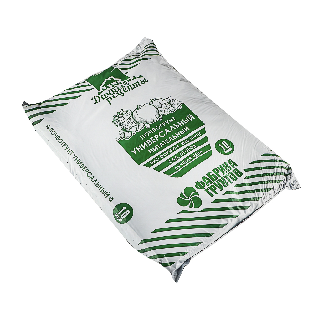 Почвогрунт Универсальный питательный 10л, Дачные рецепты ЕКБ, арт.№ 115-036