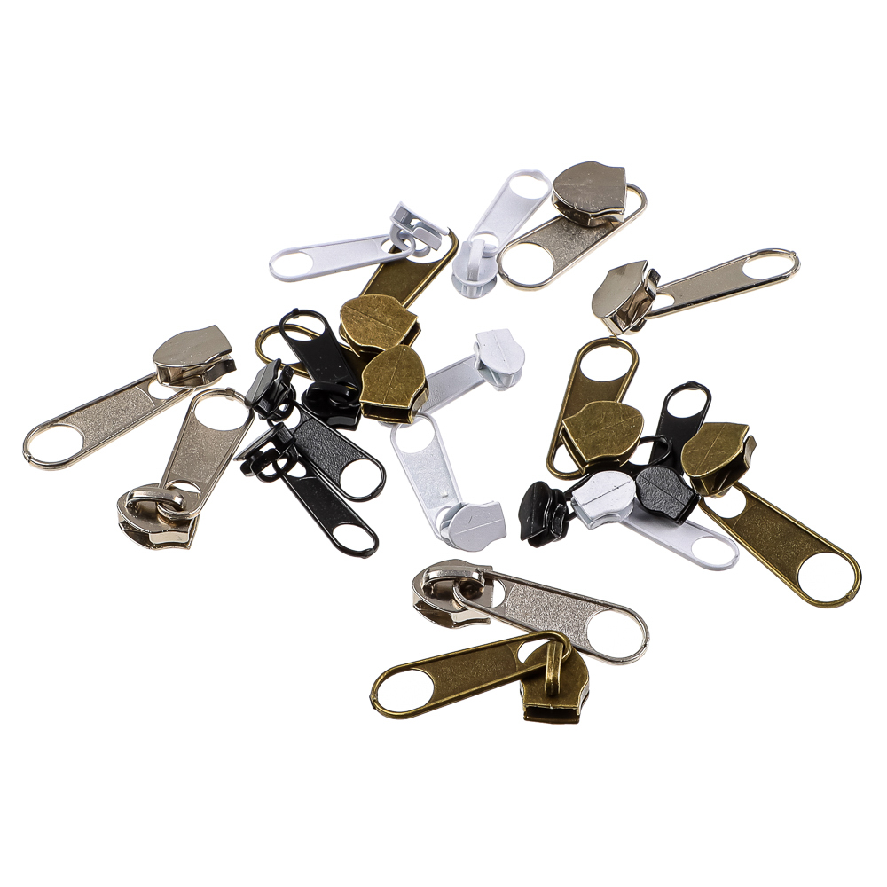 Набор бегунков для молнии 20шт, металл, арт.№ 308-240