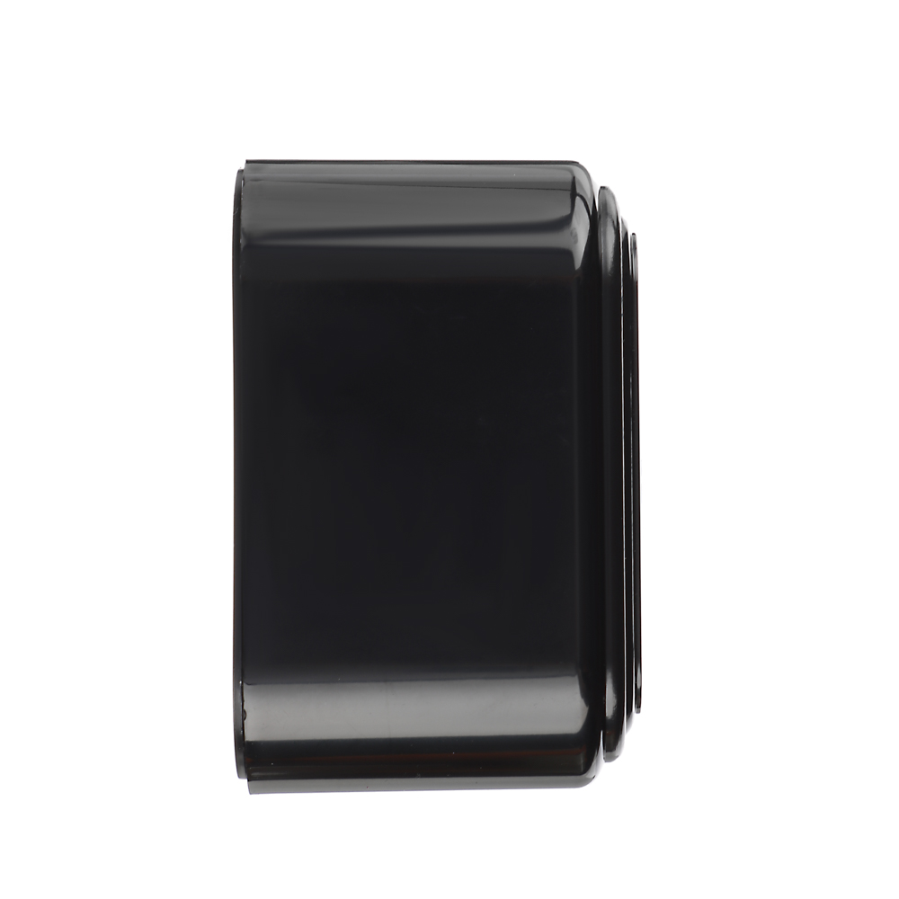 Розетка FORZA с заземляющим контактом RA 16-133-Ч, 250В, 16А, IP20, 65x65x41 мм, чёрная УХЛ4, арт.№ 904-008