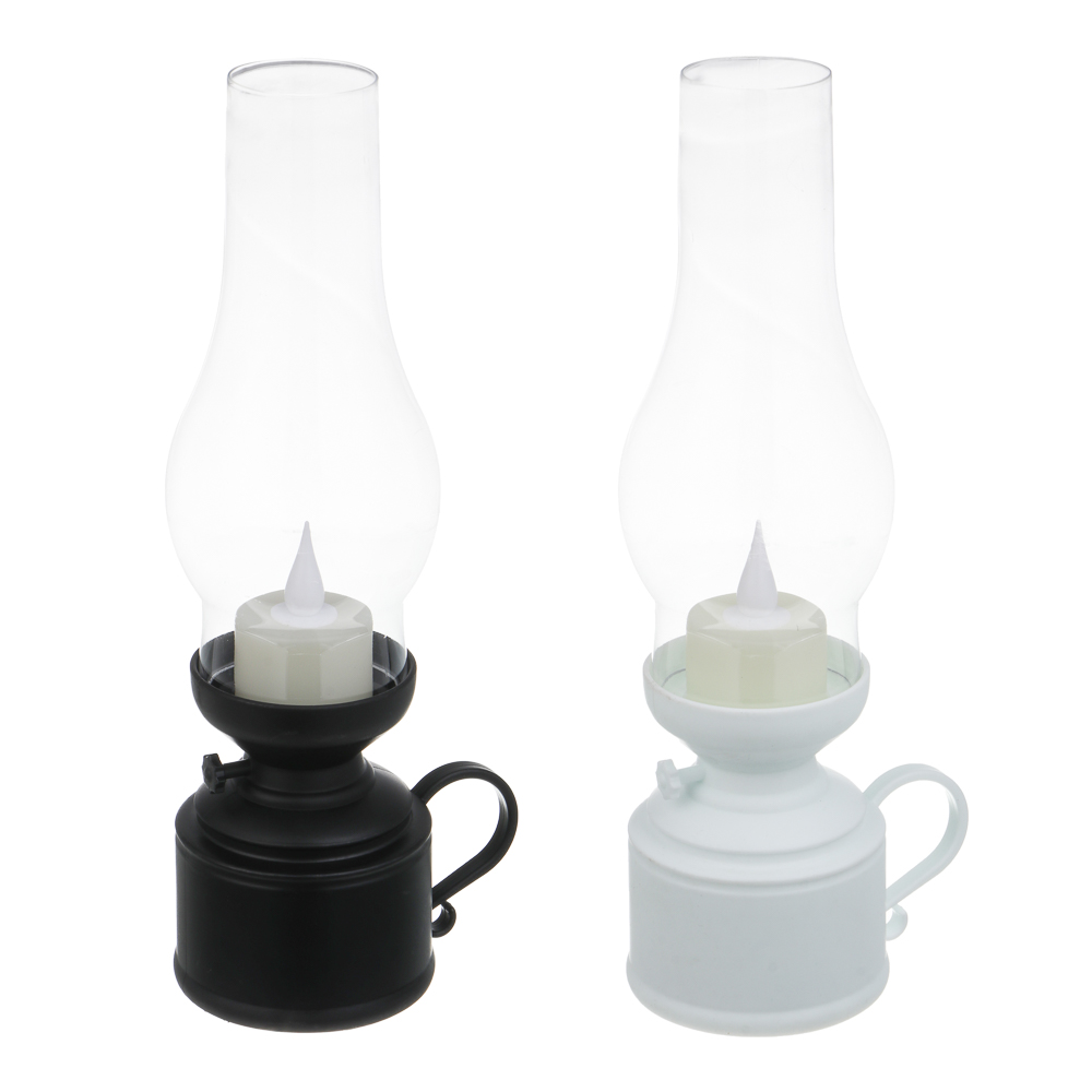 Светильник LED декоративный,7х9,5x24,5 см, 3хААА, пластик, 2 цвета, арт.№ 695-212