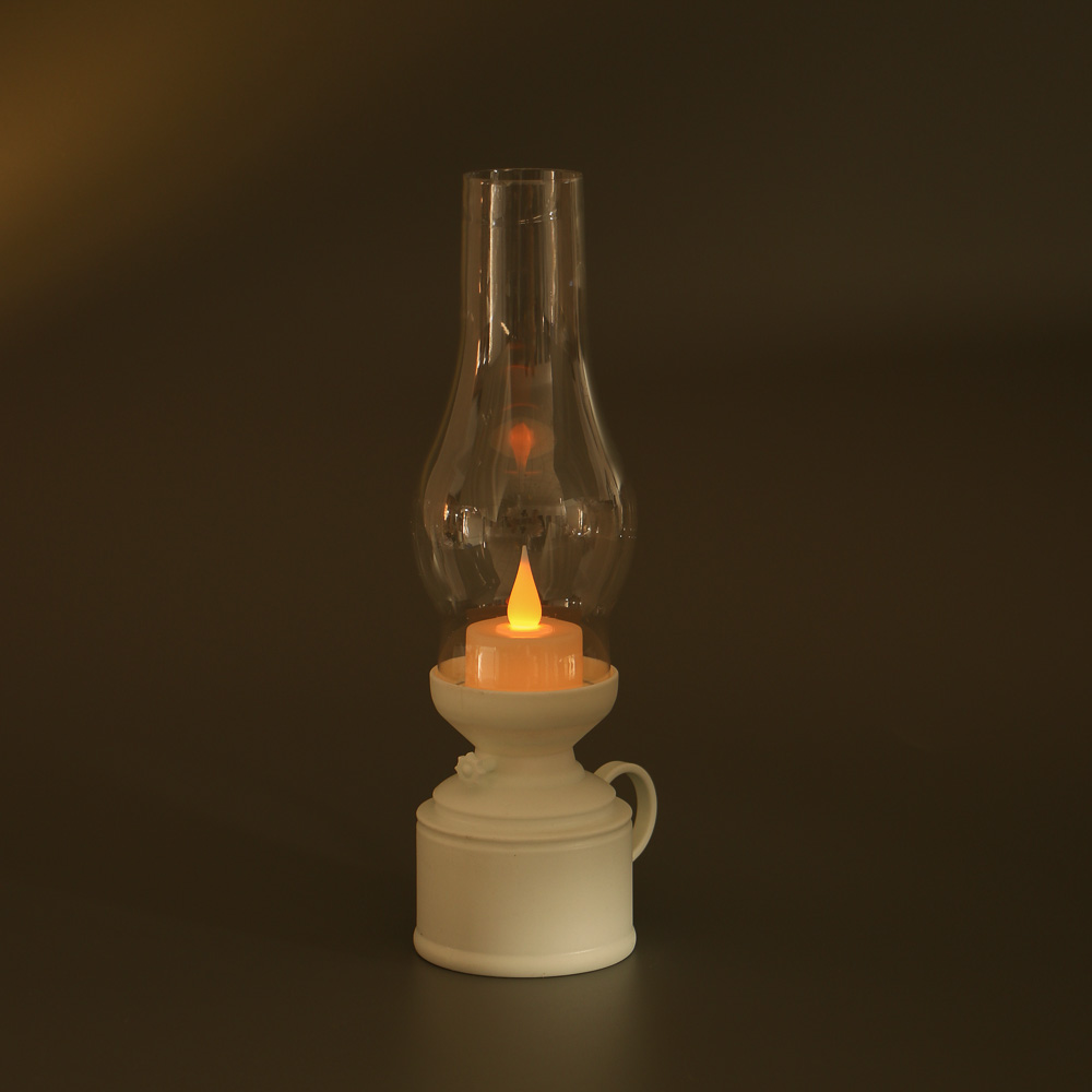 Светильник LED декоративный,7х9,5x24,5 см, 3хААА, пластик, 2 цвета, арт.№ 695-212