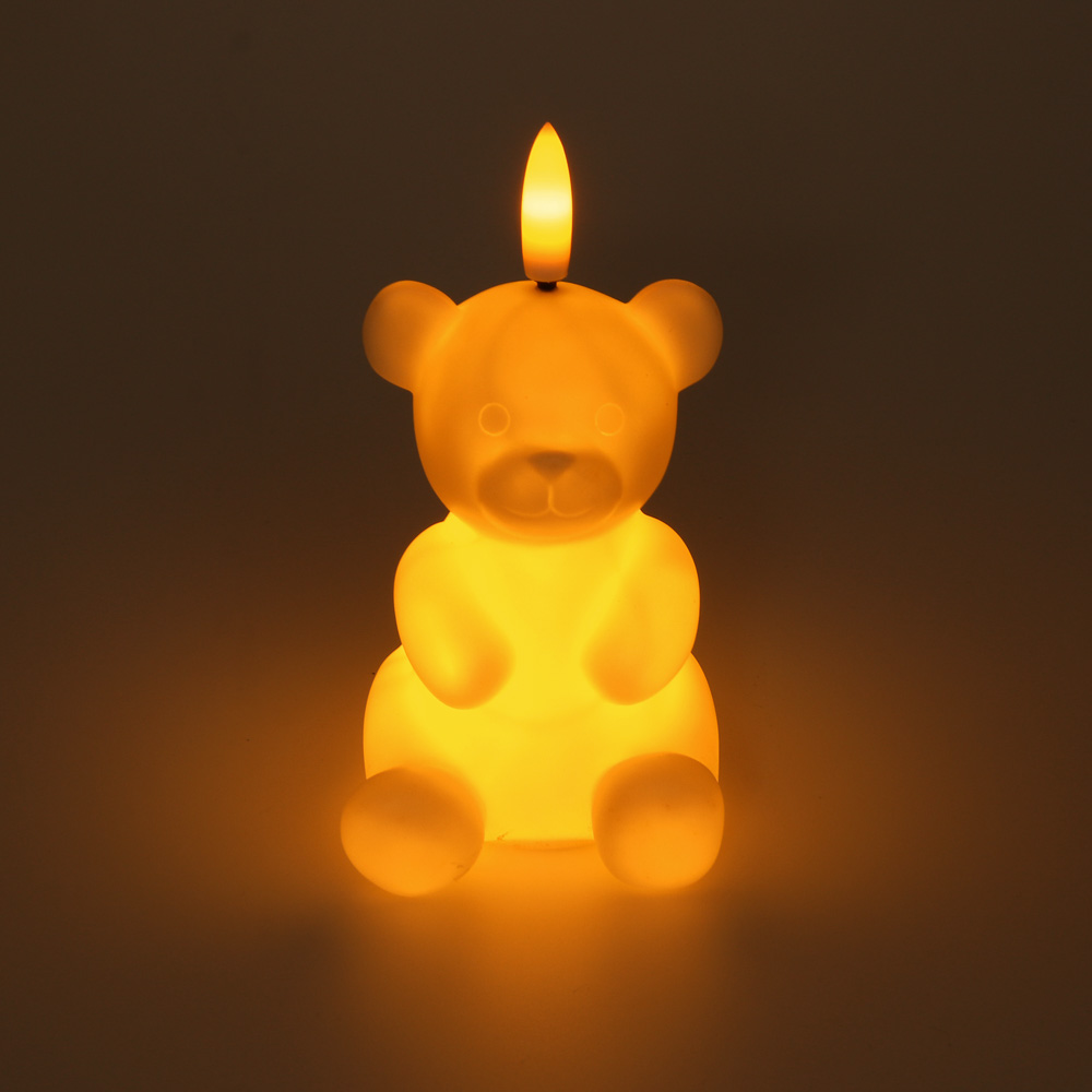 Светильник LED декоративный "Мишка", 6x7x11 см, 3хLR44, пластик, арт.№ 695-213