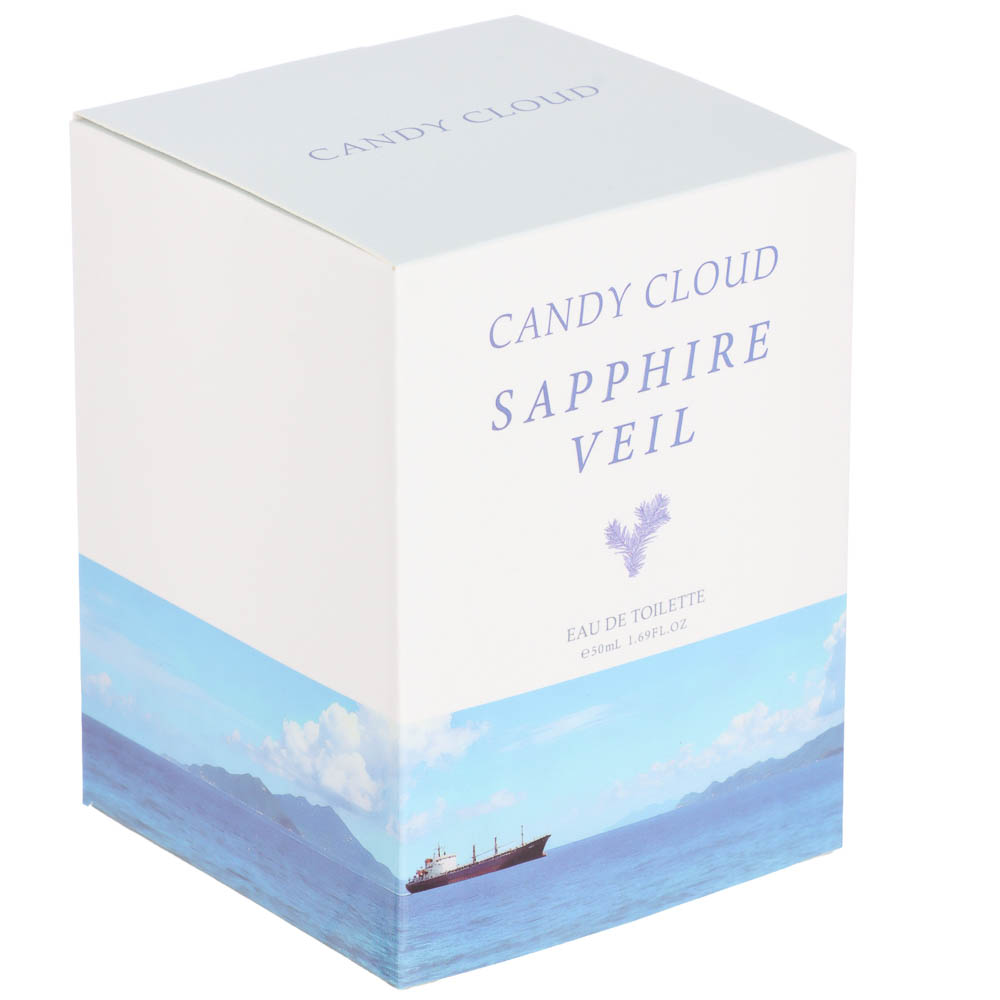 Туалетная вода женская тм ЮниLook CANDY CLOUD Sapphire Veil, 50 мл, арт.№ 313-392