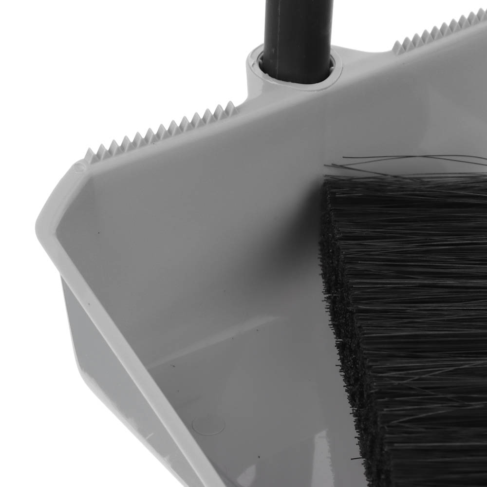 Набор для уборки с щеткой и совком тм VETTA Практик, пластик, 79х19х17см, арт.№ 445-366