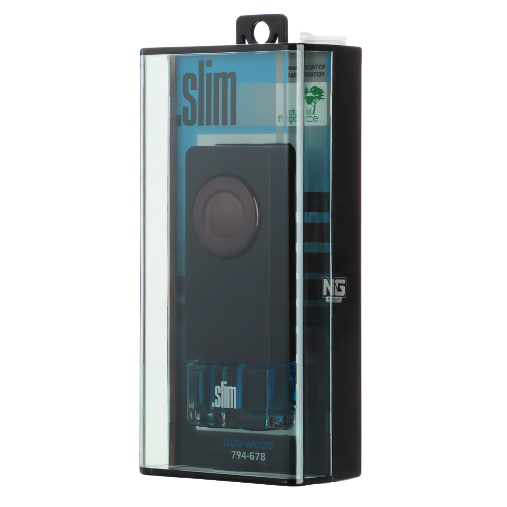 NEW GALAXY Ароматизатор на дефлектор Slim, 8мл, oud wood, арт.№ 794-678
