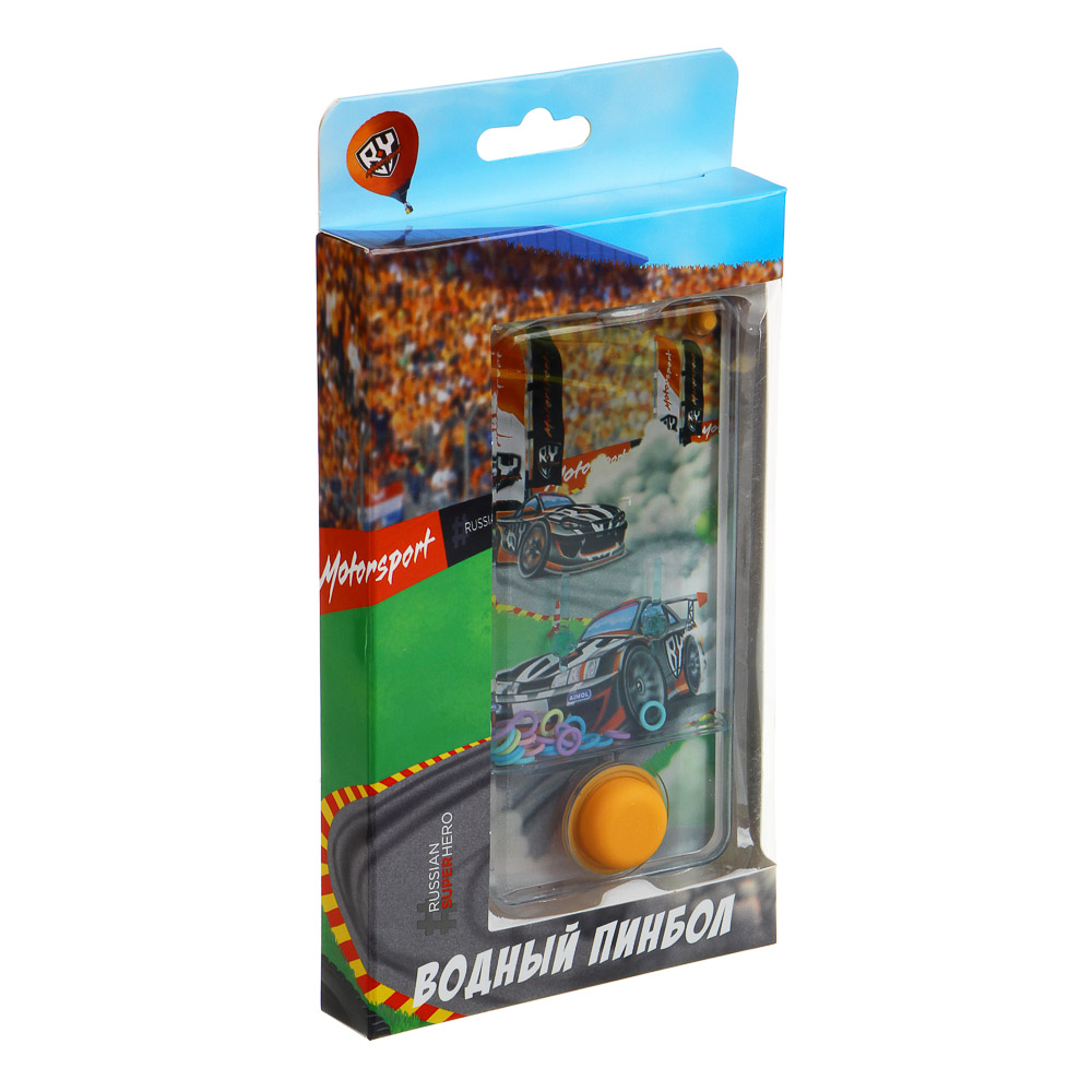 BY Игрушка "Водный пинбол", пластик PS, TPE, 13,5х6,5х1см, арт.№ 274-217