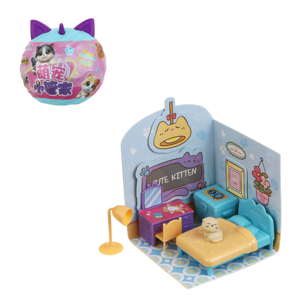 Игрушка сюрприз в яйце "Животные", 12х9,5см, картон, PP, 6 дизайнов, арт.№ 274-298