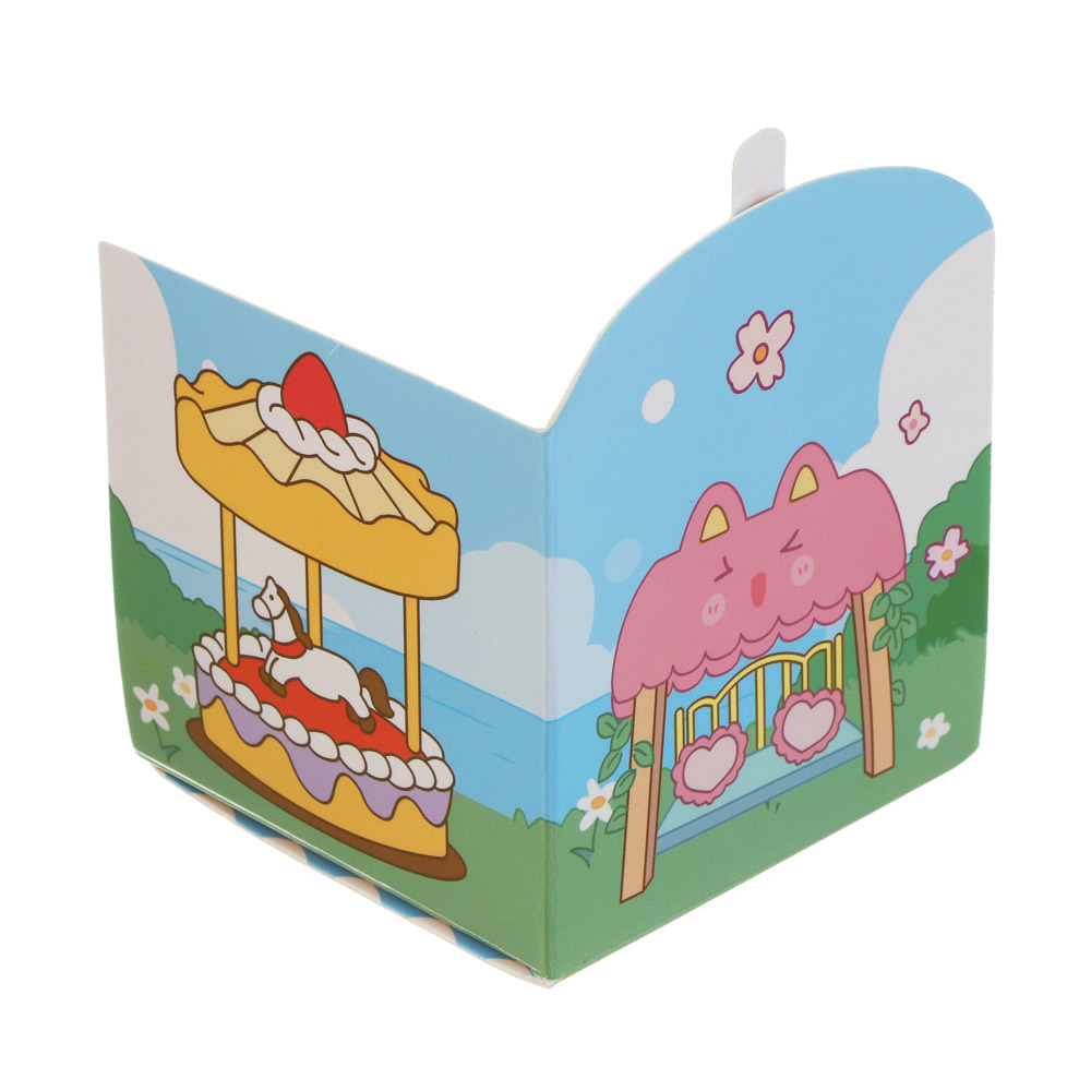 Игрушка сюрприз в яйце "Животные", 12х9,5см, картон, PP, 6 дизайнов, арт.№ 274-298