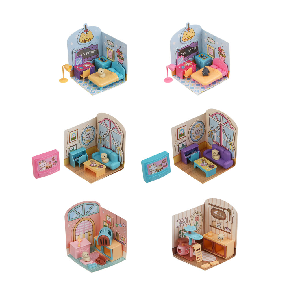 Игрушка сюрприз в яйце "Животные", 12х9,5см, картон, PP, 6 дизайнов, арт.№ 274-298