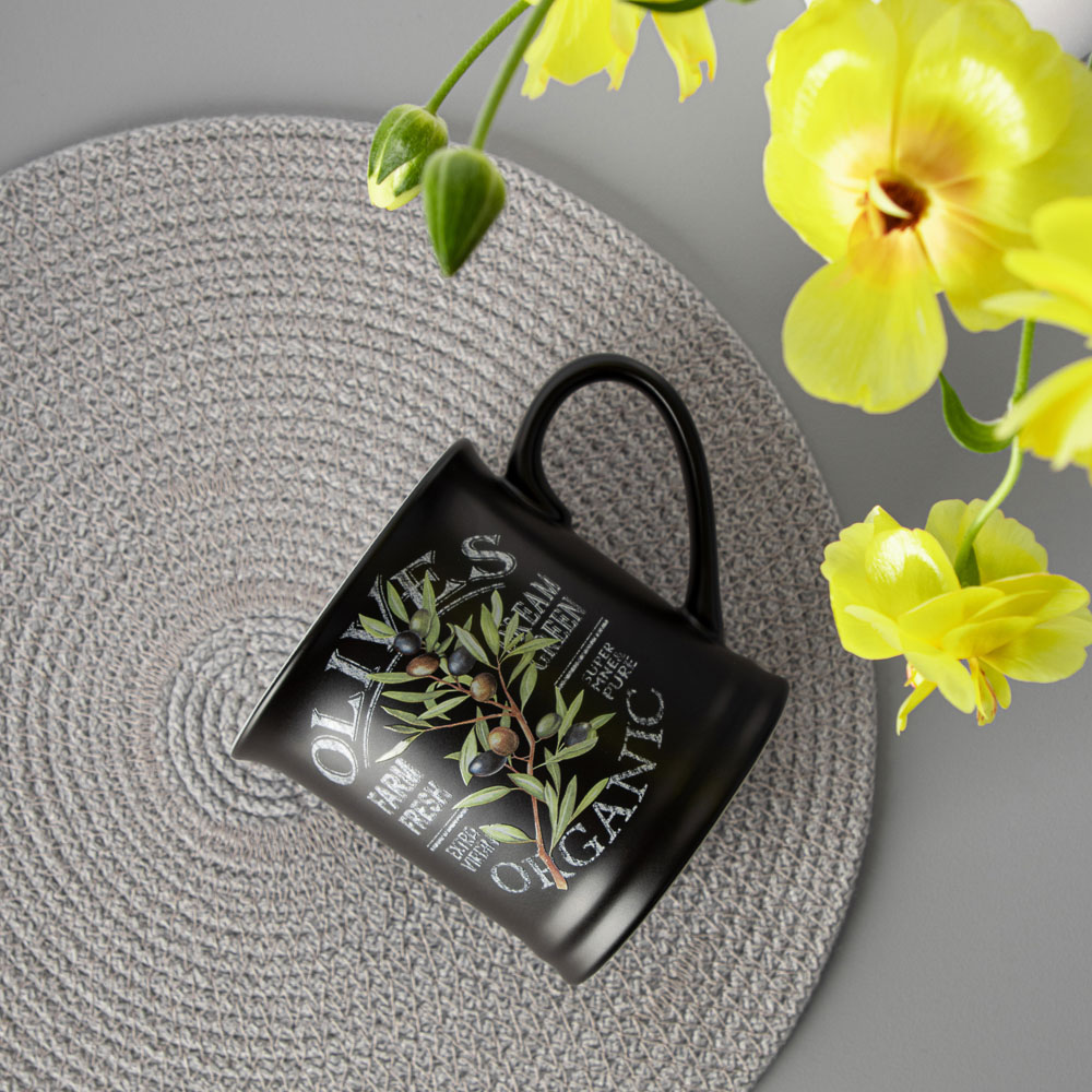 MILLIMI Олива Кружка, 340мл, керамика, арт.№ 824-004