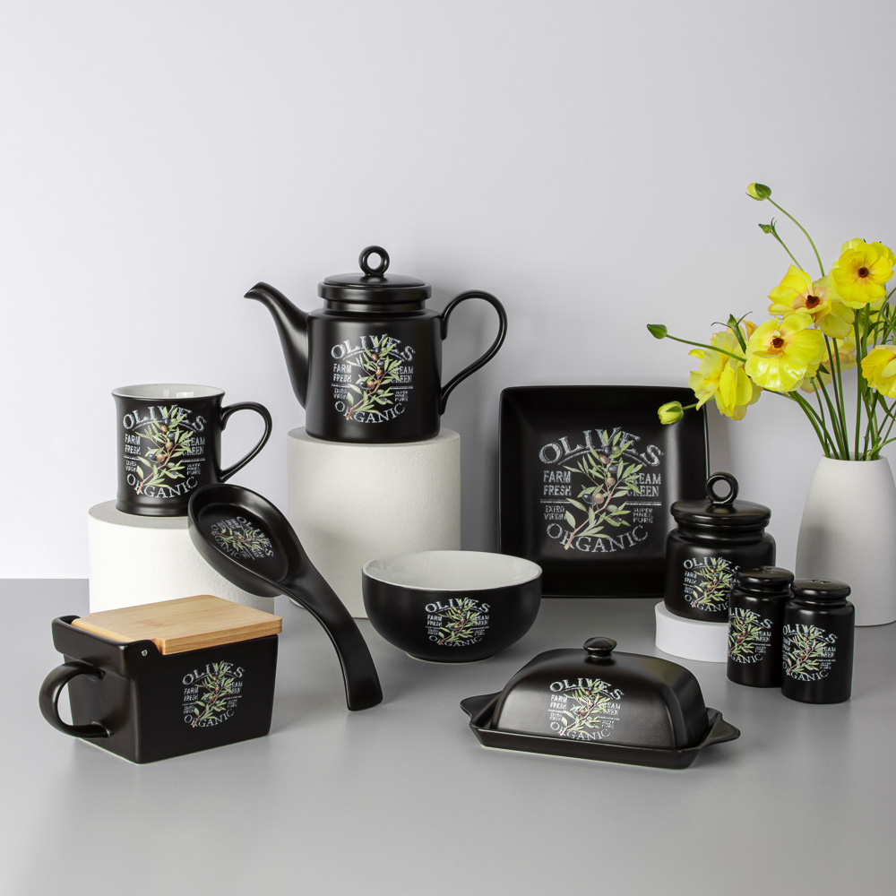 MILLIMI Олива Масленка, 19х10,5х7см, керамика, арт.№ 824-006