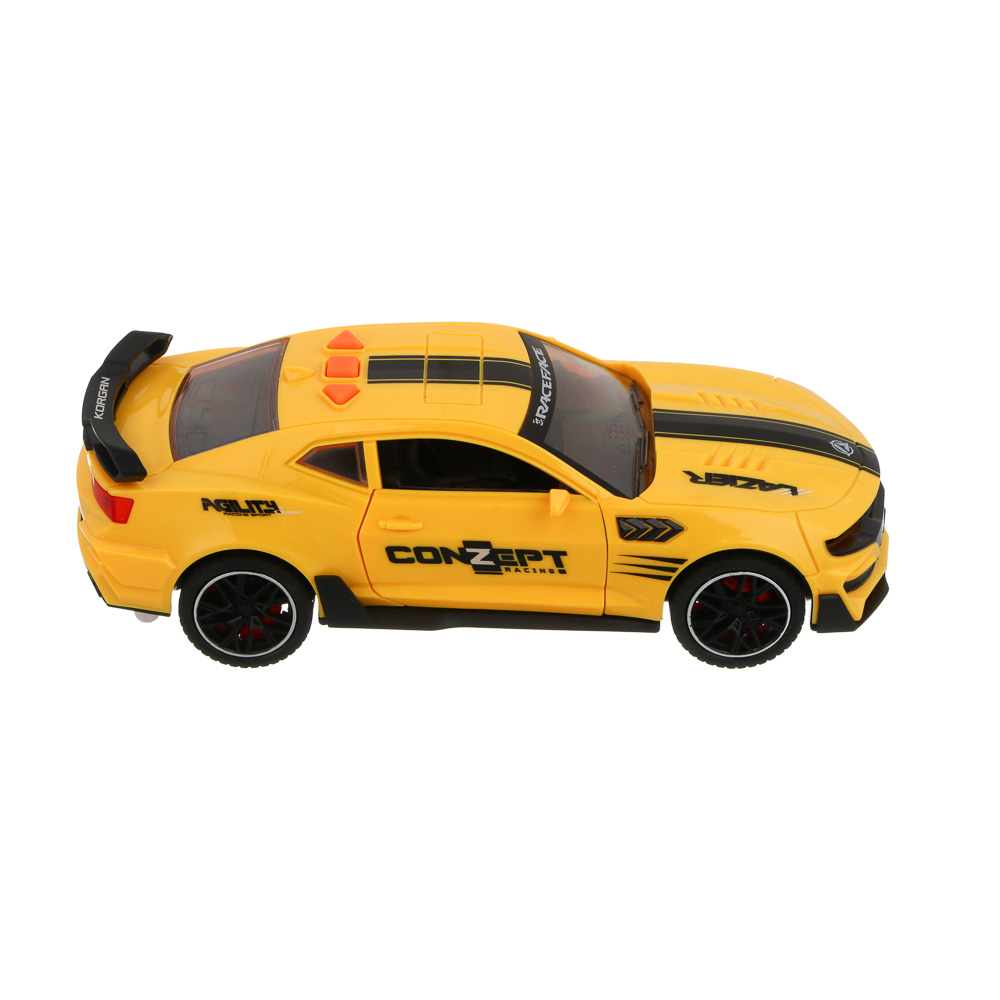 ИГРОЛЕНД Машина инерционная "Мега дрифт", свет, звук, 3хAG13, ABS,  17,2х7,2х5,3 см, 4 дизайна, арт.№ 292-477