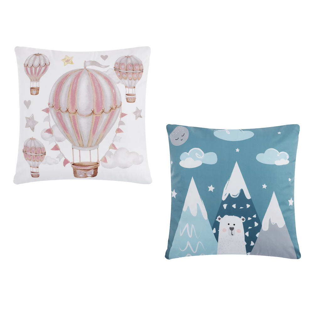 PROVANCE Сновиль Подушка декоративная 40х40 см, 100% полиэстер, 2 дизайна, арт.№ 484-205