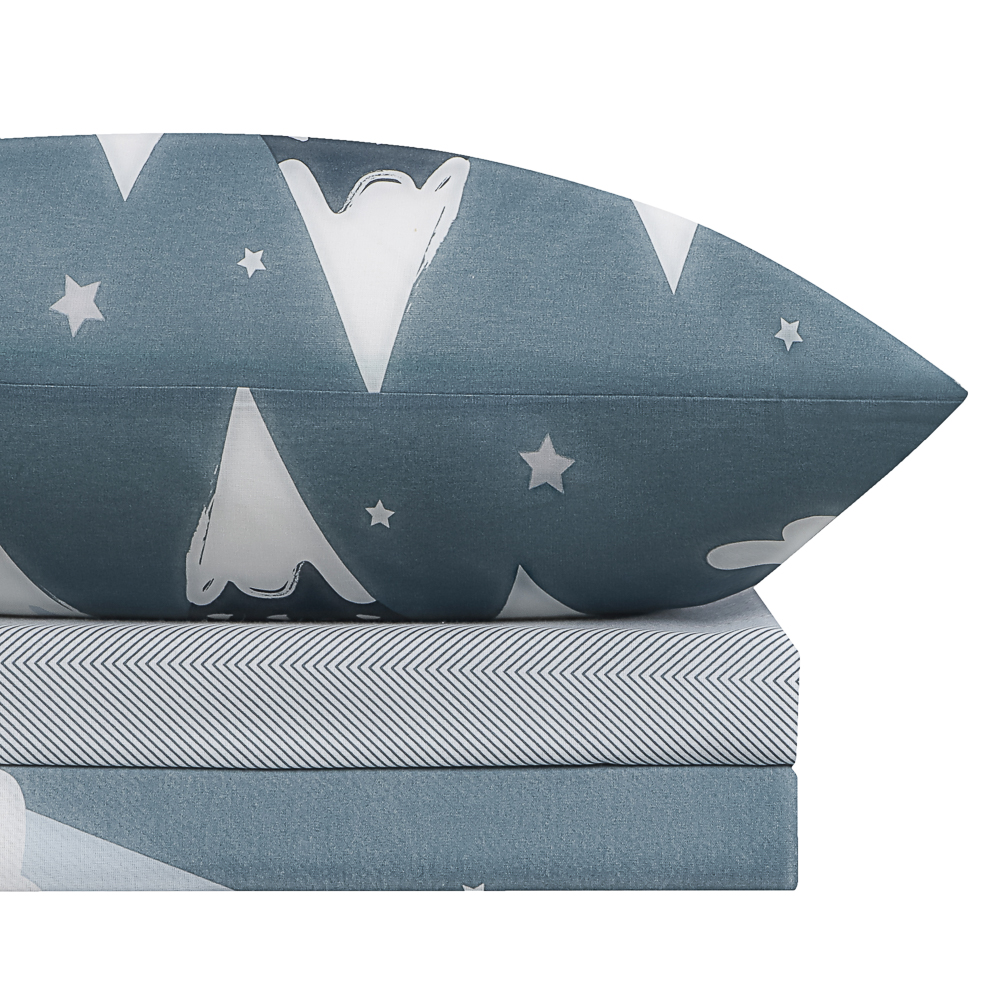 PROVANCE Сновиль Комплект постельного белья 1,5 (3 предмета), бязь, 100% хлопок, 2 дизайна, арт.№ 484-206