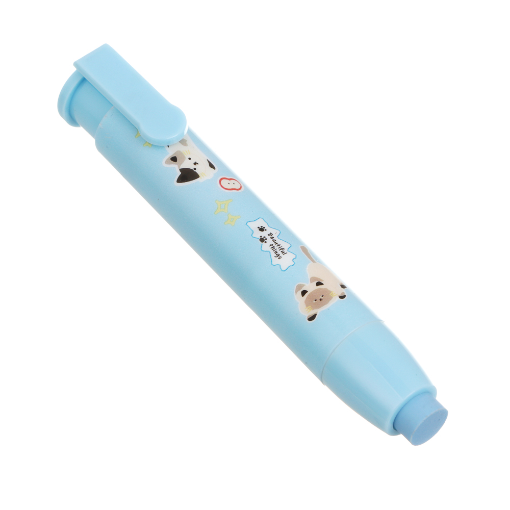 Ластик выдвижной "Единорожка/Котики", 10,5см, АБС, ТПР, 2 дизайна, шоу-бокс, арт.№ 524-352