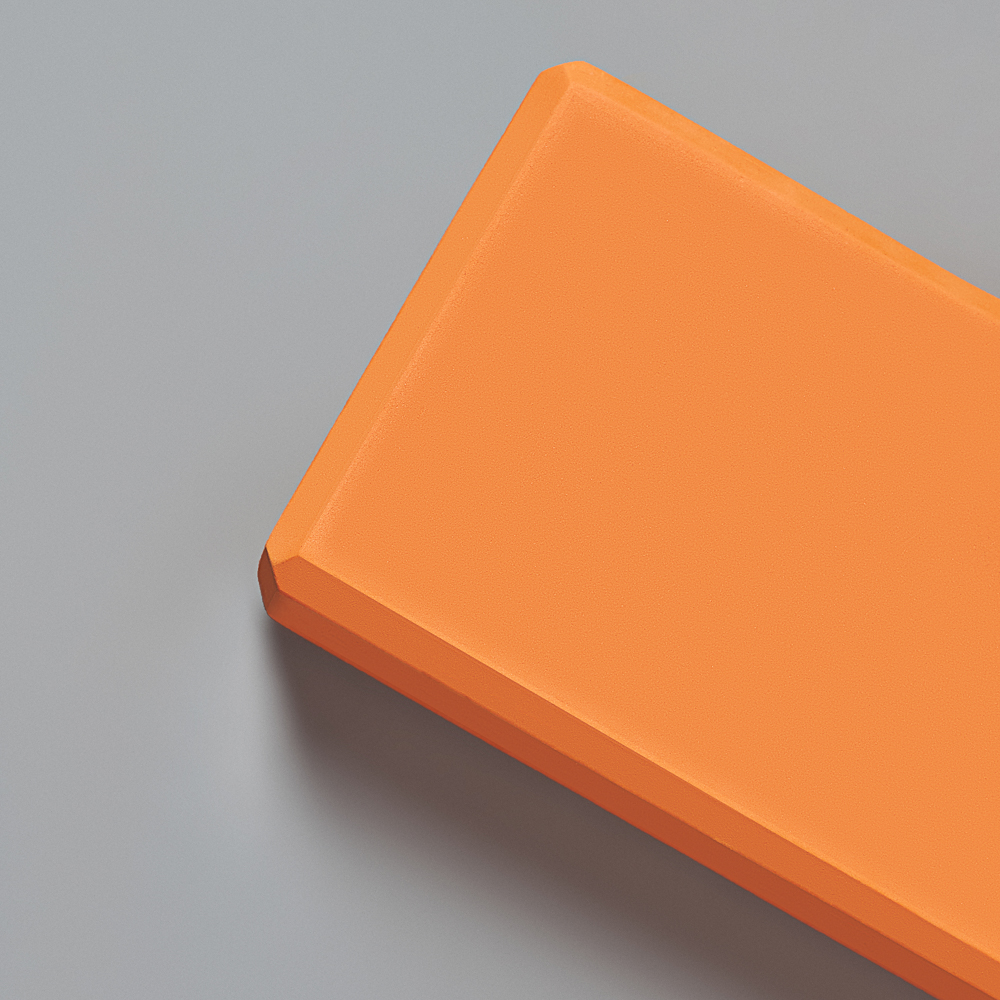 РЫЖИЙ Блок для йоги, 23х15х8см, 180г, ЕВА, арт.№ 005-006