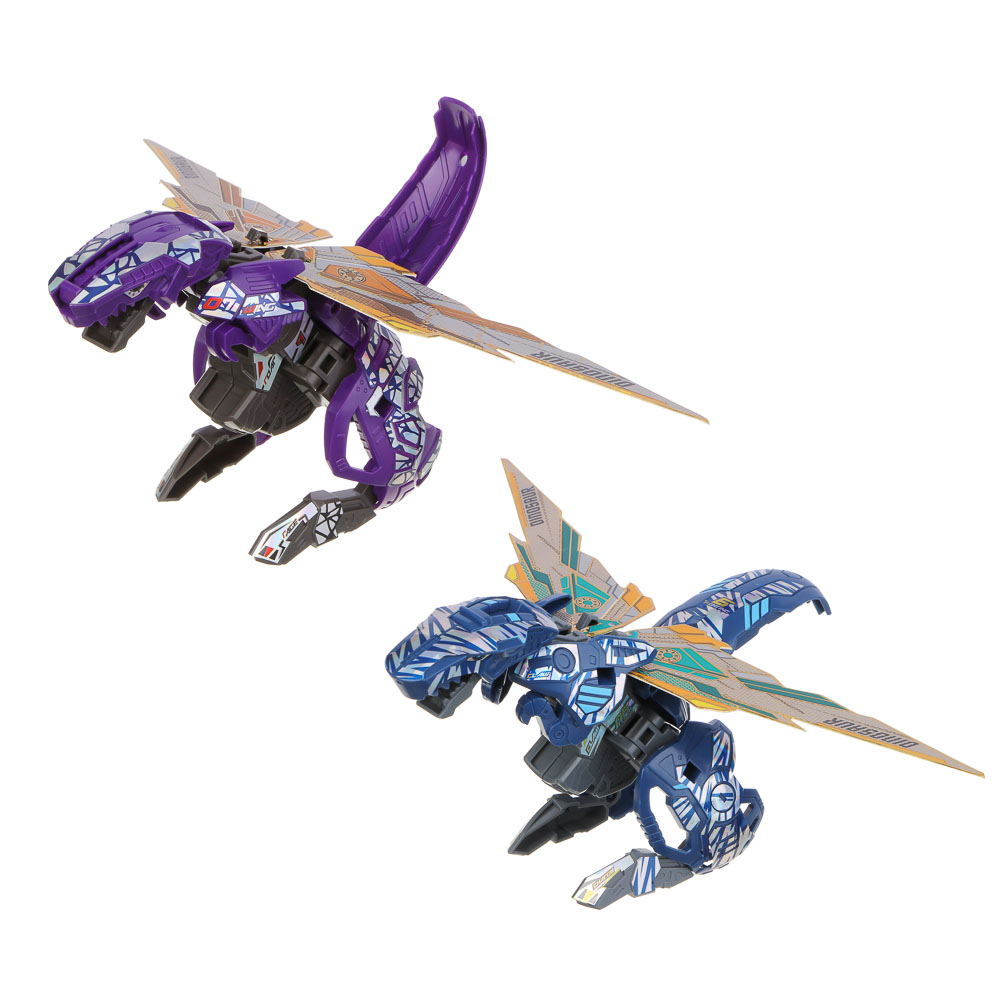 ИГРОЛЕНД Динозавр - трансформер, ABS, 10х14х17см, 2 дизайна, арт.№ 296-104