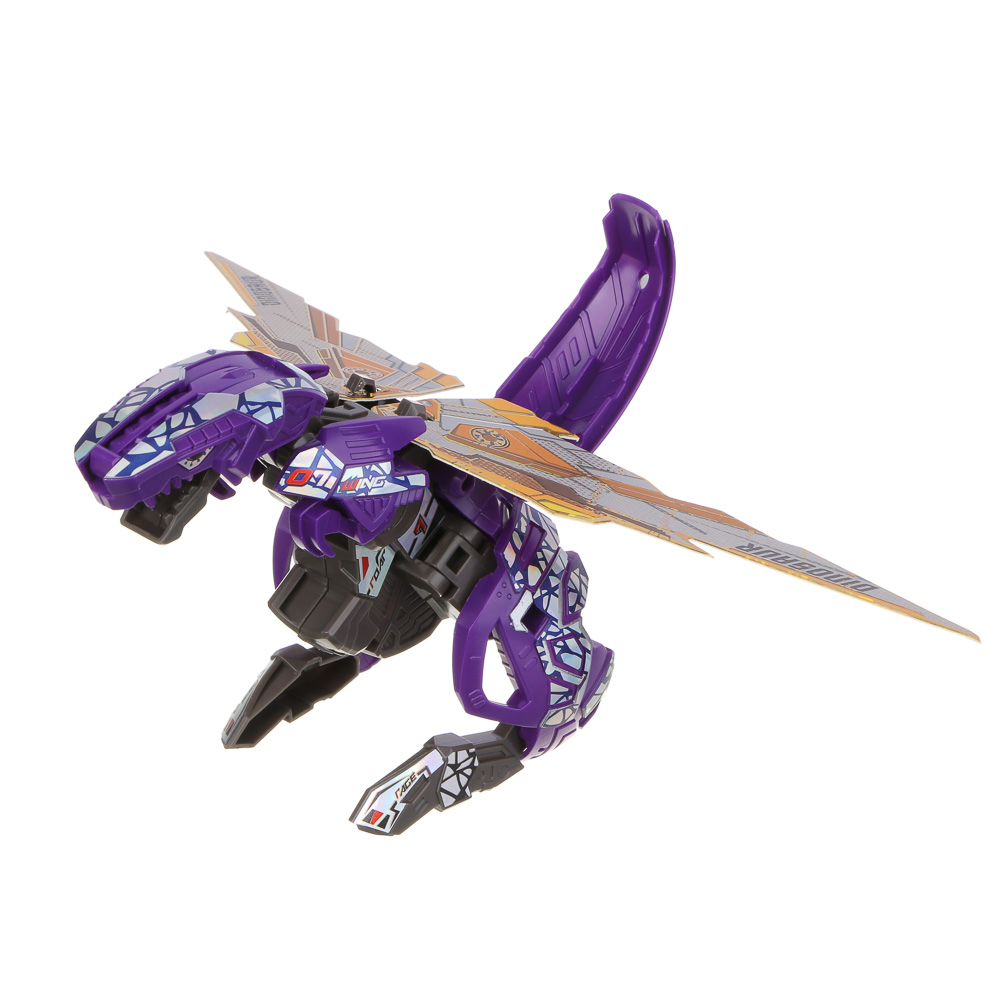 ИГРОЛЕНД Динозавр - трансформер, ABS, 10х14х17см, 2 дизайна, арт.№ 296-104