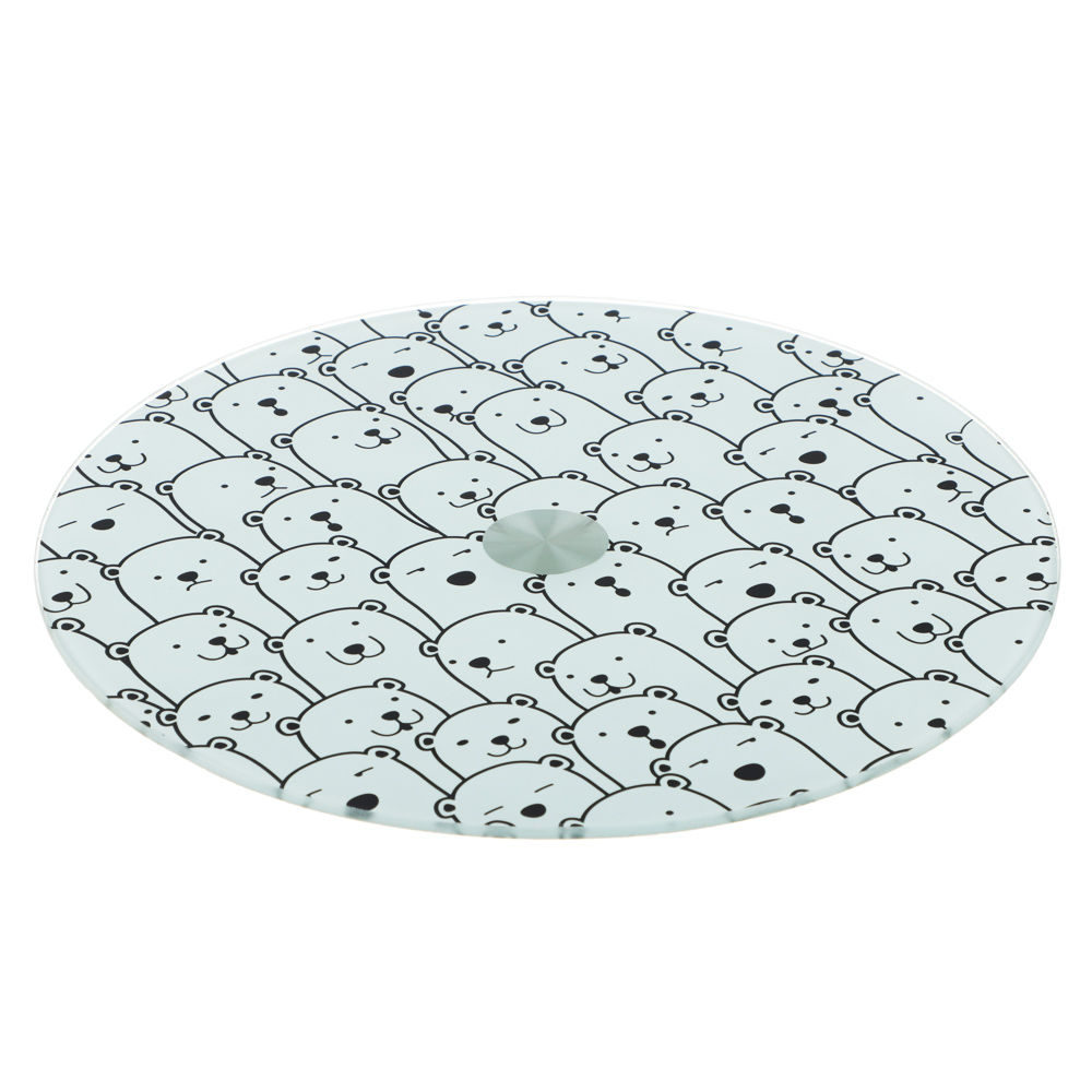 VETTA Тортовница вращающаяся "Пэтс", d30см, стекло, арт.№ 877-678