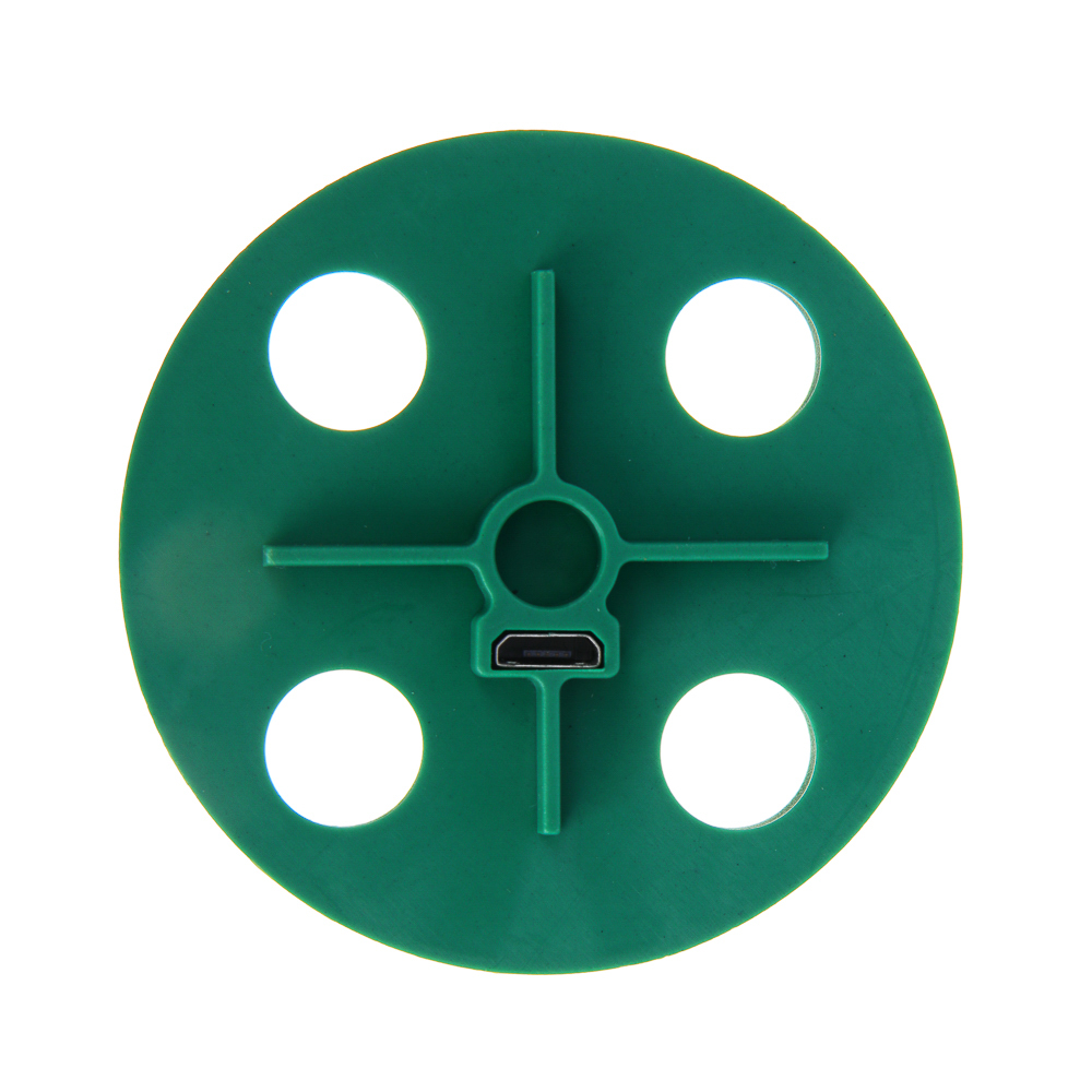 INBLOOM Лоток для рассады 18х14х11см с лампой 4LED, бирка-10шт, лопатка-2шт, USB, PET, арт.№ 185-093